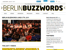 Tablet Screenshot of 2011.berlinbuzzwords.de